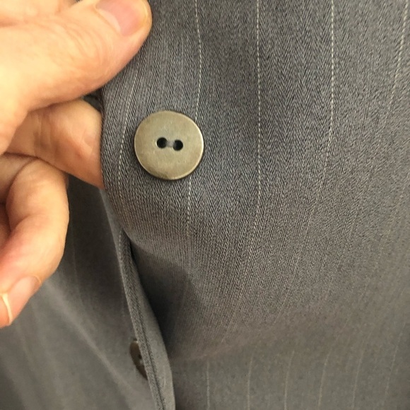 NWT  Pin Striped button up blazer size 14 Giorgio Sant Angelo - Picture 8 of 14